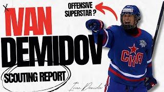 Ivan Demidov: Top Offensive Threat in 2024 Draft? | Scouting Report, Highlights & Stats