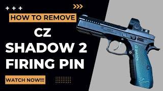 How to Remove CZ Shadow 2 Firing Pin