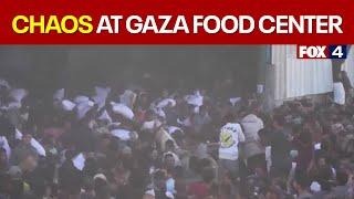 Chaos at a U.N. food distribution site in Gaza, leaves 4 dead
