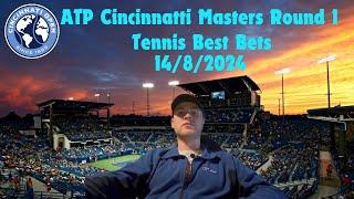 Tennis Picks 14/8/2024 - ATP Cincinnati Masters Round 1