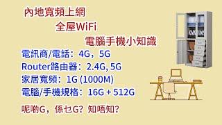 【EP17 內地寬頻上網全屋WiFi及電腦手機小知識(上)】數據單位bitByteKiloMegGigaTera🫙記憶體🫙RAM️儲存空間