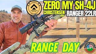 Zero Arken Optics SH-4J on my Christensen Arm Ranger 22LR using Reticle Measurements.