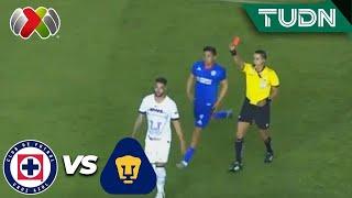 ¡A LAS REGADERAS! Roja para Silva | Cruz Azul 1-1 Pumas | CL2024 - Liga Mx 4tos | TUDN