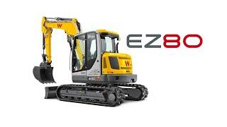 The EZ80 is the biggest zero tail excavator from Wacker Neuson: Compact design, powerful performance