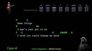 Chris Stapleton - White Horse - Lyrics Chords Vocals