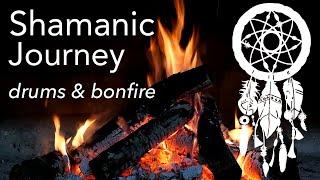 SHAMANIC DRUMS & Bonfire • Activate Your Higher Mind • Shamanic Journey for Trance and Meditation ︎