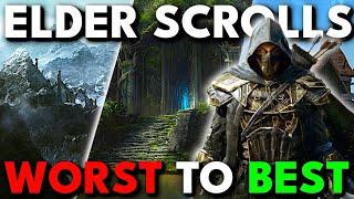 Every Elder Scrolls Game RANKED Worst to Best