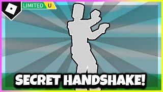 [NOT FREE] How To Get SECRET HANDSHAKE DANCE *EMOTE* on ROBLOX!