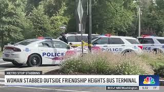 Woman stabbed near Friendship Heights Metro station | NBC4 Washington