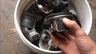 Crushing Scrap Aluminum Pistons with a Hammer Mill to Increase Scrap Value