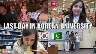  LAST DAY OF CLASSES IN KOREAN UNIVERSITY | Amna In Korea