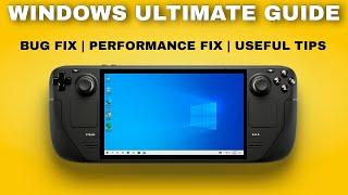 Steam Deck Windows Ultimate Guide | MUST SEE! Windows 10 and 11