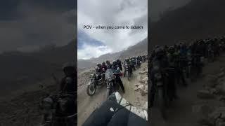 Ladakh bike trip #bikeride #biketrip #travel #youtubeshorts #shorts