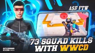 Intense 73 Squad Kill WWCD In Conqueror Lobby | Ash FTW | 4K Gameplay