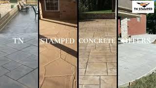 TN Stamped Concrete Custom Patio Contractor Driveways Walkways Design Construction Nashville Company