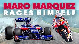 Marc Marquez Switches MotoGP Wheels For An F1 Car | Two 2 Four Wheels