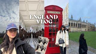 VISITING MY BOYFRIEND IN ENGLAND  cambridge + london vlog | (long distance relationship)