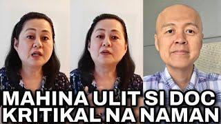 Doc Liza Ong ISINIWALAT ang LAGAY ni Doc Willie Ong KRITIKAL ULIT si Doc!