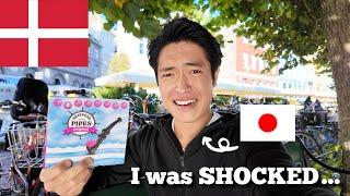 Japanese guy visits Denmark for the first time