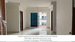 3 BHK for sale in Aparna Sarovar Zenith Nallagandla Hyderabad