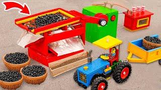 DIY Tractor Making mini Bean Screen Machine science project |@MushroomDIYMiniTractor-xs2pb​