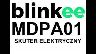 Elektryczny skuter blinkee model MDPA01  nowa żarówka przednia  led ,demontaż modułu GPS