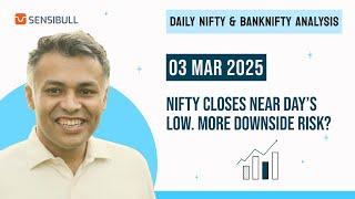 NIFTY & BANK NIFTY Analysis for Tomorrow | Stock Market Outlook | 03 March 2025, Monday