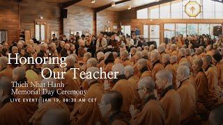 Thich Nhat Hanh  Memorial Ceremony | Plum Village France | 2025 01 19