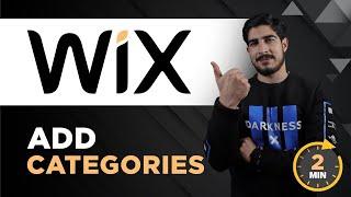 How To Add Categories In Wix Store 2024 | Add Product Category In Wix | Wix Store Collections