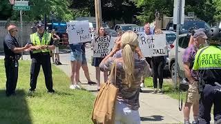 Karen Read Trial: Pathetic Counter Protesters During Verdict Watch Day 4 #freekarenread