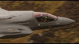 RAF F-35B's DOMINATING THE MACH LOOP 4K