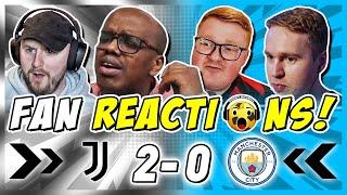 MAN CITY FANS IN TEARS REACTION TO JUVENTUS 2-0 MAN CITY | CHAMPIONS LEAGUE FAN REACTIONS