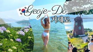 visit GEOJE island, beautiful nature in Korea (Oedo island, Botania, Windy hill...)