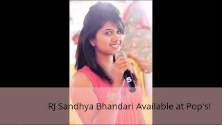 Mesmerizing Anchor Sandhya Bhandari available for all bookings!