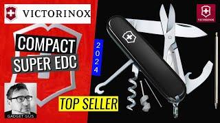  Victorinox COMPACT - A 'Minimalist' Victorinox Knife ... UNBOXING | Review | SAK | EDC | Red