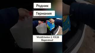 Родник с чистой водой. Германия. Waldfrieden 2, 93128 Regenstauf. Чистейщая вода, без накипи.