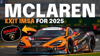 McLaren EXIT 2025 IMSA WeatherTech Grid