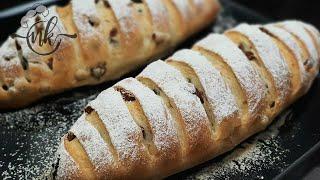 RAISIN BREAD || طرز تهیه بهترین نان کشمشی