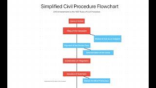 Civil Procedure Simple Flowchart (Part 1)