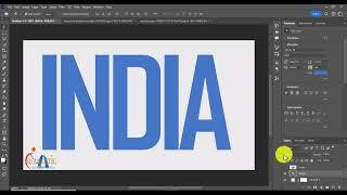 TEXT TYPOGRAPHY CLIPING MASK | INDIA | CRICKET WORLDCUP