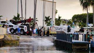 SUNK TRUCK GOES HOME ! BOAT RAMP LIGHTS UP ! (PART 2 CHIT SHOW)