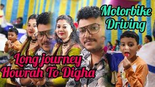 Howrah To Digha bike Journey with family. Long Drive with Royal Enfield. Travel video  yatra।