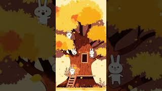 A Rabbit Family Building A House