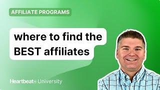 Where To Find the Best Affiliates For Your Community (Matt McWilliams)