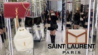 YSL  SAINT LAURENT FLAGSHIP Full Store Tour Luxury Shopping Vlog! + Chloé Luxury Bags Try On