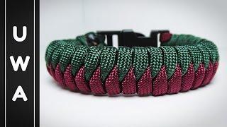 How to make The Snake Knot Viceroy Paracord Survival Bracelet With Buckle [Tutorial]