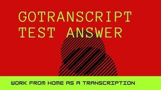 Gotranscript - Gotranscript Test Answer today| MCQ Answers Key 12 December 2020