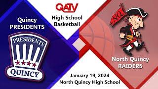 QATV Sports: Quincy vs North Quincy Boys Basketball (January 19, 2024)