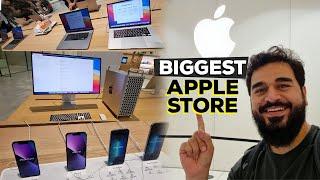 Visiting biggest Apple store in Dubai | Mustafa Hanif | Dubai Mall