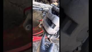 How to Retract a Caliper Piston with Electronic Parking Brake (No Scan Tool Needed! #automotivetips